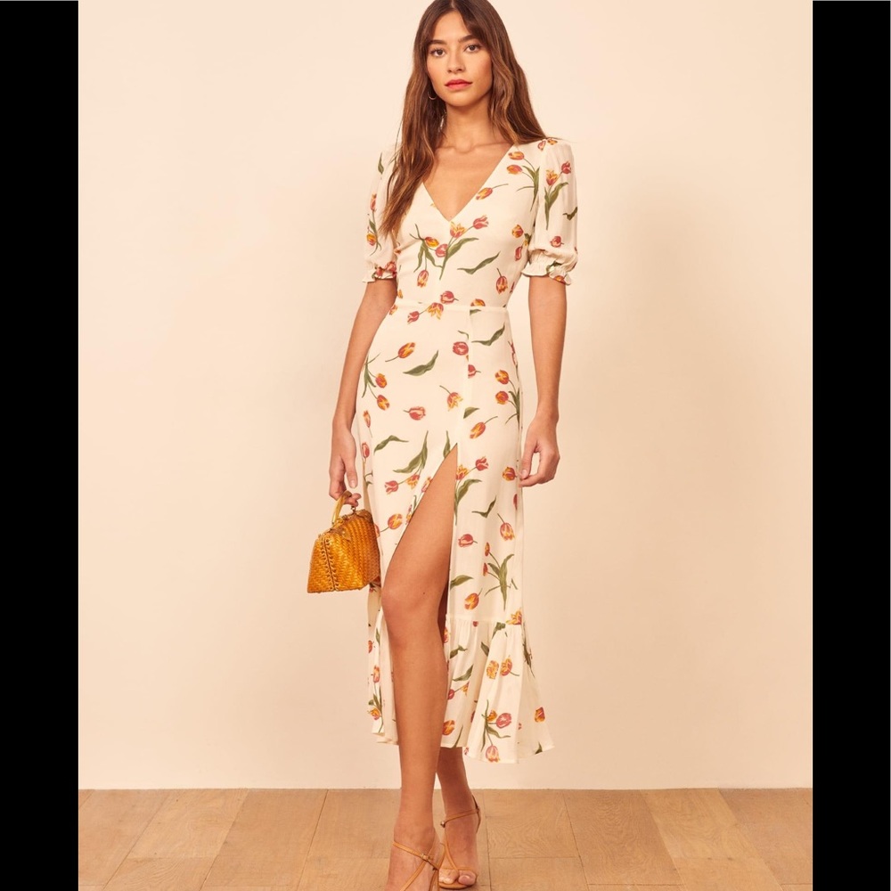 Reformation Nantes dress  Bianca  AUTHENTIC